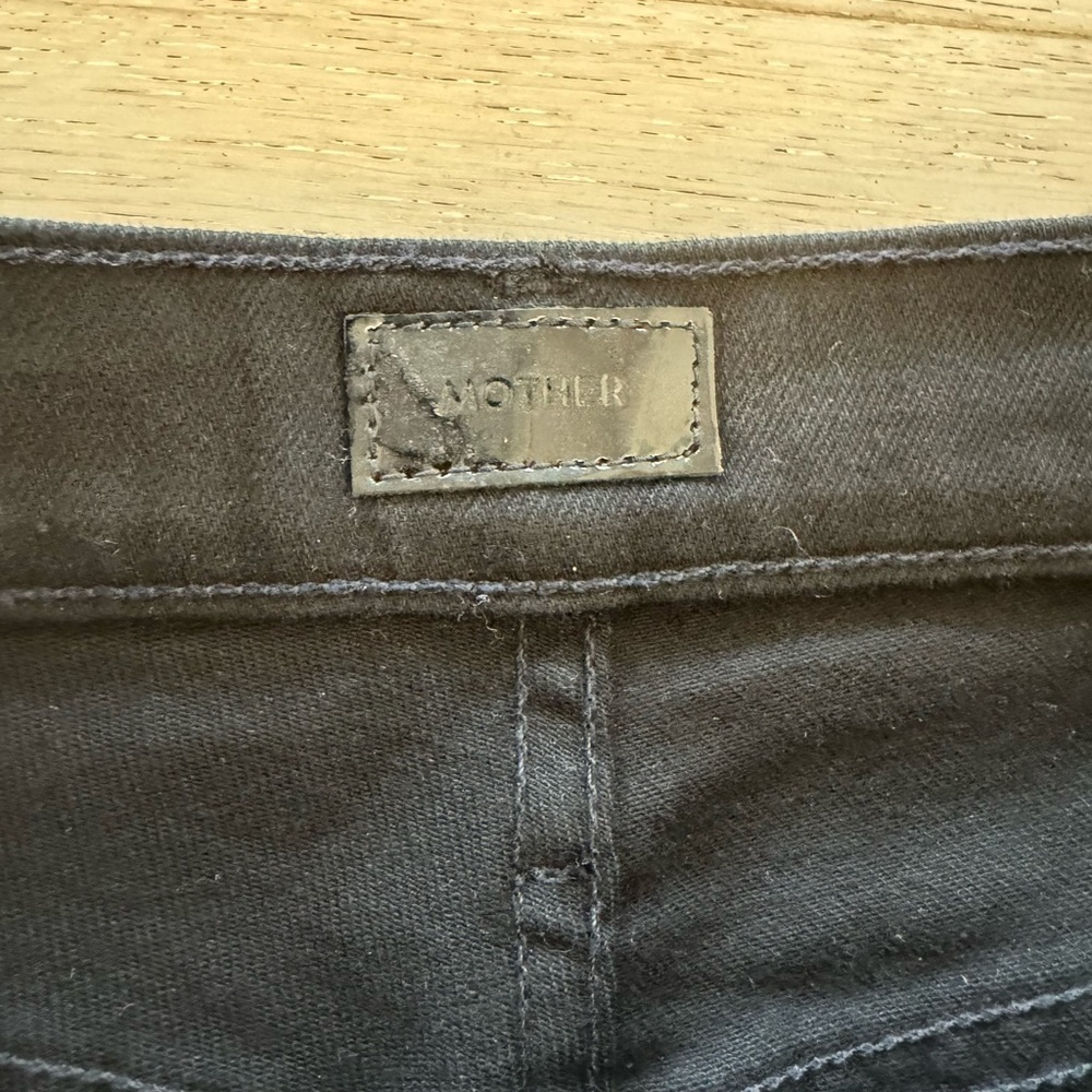 NWOT Mother The Straight Up Rambler Cargo 
Jeans Pants in Pitch size 28 - Picture 8 of 16